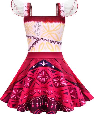 Ocean Princess Dresses for Girls Summer Cartoon Outfit for Little Kids in Saudi Arabia