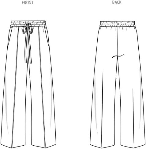 Simplicity SS3036Y5 Misses' Jogger Style Pants Sewing Pattern Packet by Mimi G Style, Design Code S3036, Sizes 18-20-22-24-26, Multicolor in Kuwait