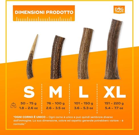 GIGIL Treat You Pet Like a King - 100% Natural Deer Split Antlers for Medium Dogs - Premium Elk Antlers - Long Lasting Dog Chew Toy - Naturally Shed and Organic Antlers for Dogs - Size M in Saudi Arabia