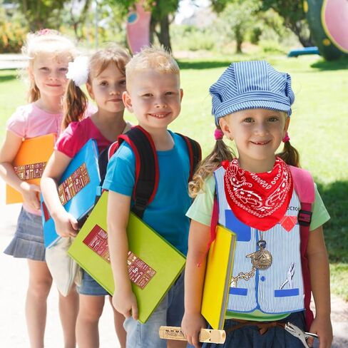 Kyson Kids Train Conductor Costume Set-Train Engineer Dress Up Kit for Train Theme Party Halloween Dress Up Career Day in Kuwait