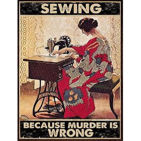 YEEIFFD 5D Diamond Art Sewing Because Murder is Wrong Girl Diamond Painting Kits for Adults Paint by Number for Home Recreation and Wall Decoration 12x16 inch