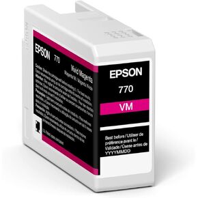 Epson Ultrachrome PRO10 Ink Light Magenta & Magenta Cartridges, 25mL Each