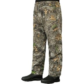 LOOGU Camo Rain Pants, Waterproof Pants for Men, Hiking Pants Lightweight, Outdoor Rain Over Pants for Hunting, Fishing