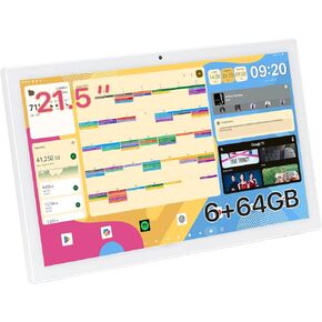 التقويم الرقمي ، مخطط الحائط العائلي ، 21.5 بوصة Sigange ، Android 12 Wall Tablet ، إطار الصور الرقمية ، Home Hub ، عرض ذكي ، مساعد الكل في واحد (4+64 غيغابايت)