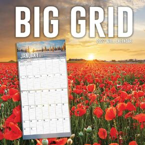 TURNER Photographic Big Grid Calendar 12X12 Wall Calendar (22998940079)