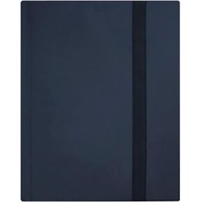 Trading Cards Album Binder, JARAGAR 4 Pockets PU Leather Card Binder Holder 20 Sheets Band Closure Card Storage Case Holds up to 160 Cards Fit for TCG Baseball Football Cards