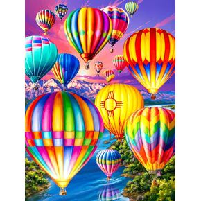 SPRINGBOK MACICAL FAILD 1000 قطعة لغز للبالغين - BALOONS AIR HOT AIR رائعة