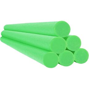 Green Pool Noodles Swimming Solid Core Foam Tube, Floating Thick Noodles for Floating, Pool Accessories, 52"