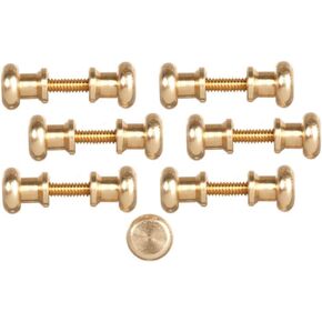 Dollhouse Miniature Door Knobs ، الخيوط - 6 أزواج #S3106D