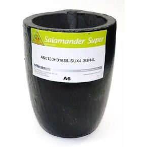 السمندر A6 Crucible Super Clay Graphite Morgan Melting for Gros Gold Silver