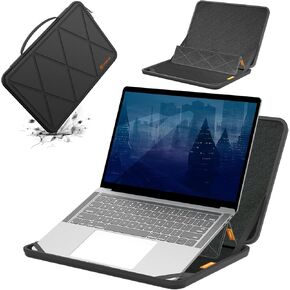 smatree ms89 غلاف واقية صلبة مع حامل متوافق مع 16 بوصة LG Gram Pro 2 في 1 16T90SP/OLED/OLED 2 في 1 ، Gigabyte Aero 16 OLED BKF/BSF ، 15.6 بوصة Aero 15 XC/15 OLED KC/XC/YC/16 OLED KD/XD/YD