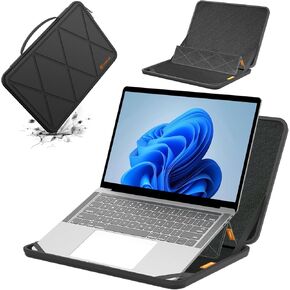 Smatree MS79 Hard Eva Protective Sleeve Case مع حامل متوافق مع 15.6 بوصة Samsung Galaxy Book4/Galaxy Book3 Bace Bace Bag Bag