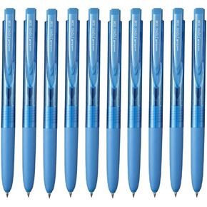 Mitsubishi Pencil Signo RT1 UMN-155-38 Uni Ballpoint Pen ، 0.38 مم ، أزرق فاتح ، مجموعة من 10 ، عناصر إيصال ، UMN15538.8