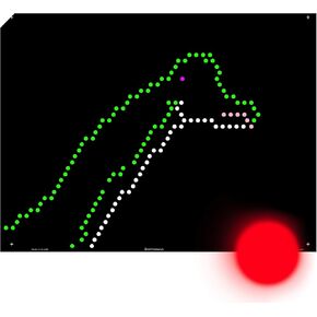 قوالب إعادة ملء الديناصورات لـ Pre-1994 Lite Brite الأصلي (10 صفائح ، 9 × 12)