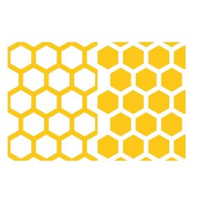 Ansai precut hexagonal sending leats لنماذج المقياس ، 116x 240 مم (6.29 × 9.44 بوصة) (XS)