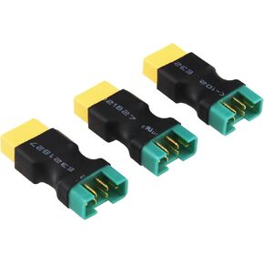 3pcs Male MPX to Female XT60 Wireless Connector for RC LiPo Battery(Pack of 3)