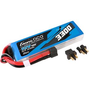 Gens ace G-Tech 3300mAh 45C 11.1V 3S Lipo Battery with EC3 and Deans Adapter