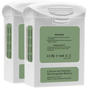 Artman Phantom 4 بطارية ، 2 عبوة عالية السعة 15.2V 5870mAh بديلة استبدال الطيران الذكي لـ DJI Phantom 4 ، Phantom 4 Pro ، Phantom 4 Pro V2.0 ، Phantom 4 Advanced Drone Series