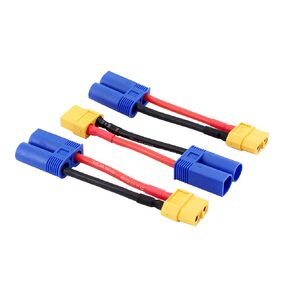 3pcs ذكر EC5 Losi إلى محول موصل XT60 للإناث لبطارية Lipo مع كابل 14AWG 5 سم (C74-3)