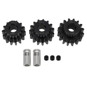 DKKY RC Motor Pinion Gear M1.5 8mm with M5 Screws Upgrade Parts (14-16T)
