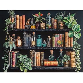 reofrey DIY مجموعات فن الماس للبالغين كتاب ، مشهد كامل الحفر مستديرة راينستون مجموعات الطلاء الماس للبالغين ، كروس تطريز التطريز للحرف اليدوية ديكور الجدار المنزلي 30x40cm