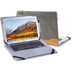 Stand Case Cover Compatible with Dell Latitude 7430 7420 7410 7400 5430 5420 5421 Laptop 14 Inch Notebook Protective Case Sleeve,with Cooling Bracket (326x215mm,Gray)