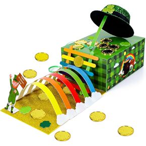 Luck Sea St Patricks Day Crafts for Kids: Leprechaun Trap DIY Kit Arts Toys Toys for Class -stivities party supplies (style 4)