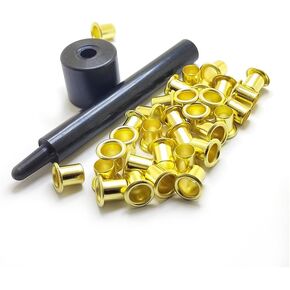 كيدكس حواف الأثن ، 1 أدوات مع 100pcs #8-9-8.4mm (.294 طول تحت الحافة × 1/4 "القطر الخارجي) براسات الأثن