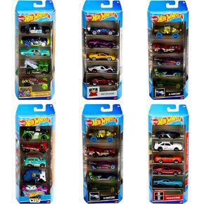 Hot Wheels 01806 Hot Wheels Car Assortment 5 Count