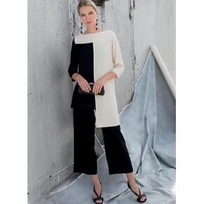 Vogue Patterns Sportswear Tunic and Pants, 14-16-18-20-22, Orange