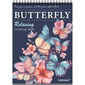 TIEFOSSI Relaxing Coloring Book, for Adults to Relax and Relieve Anxiety,160 GSM 60 Original Tearable Mandala Patterns Designs, Gift for Kids Adult in Kuwait