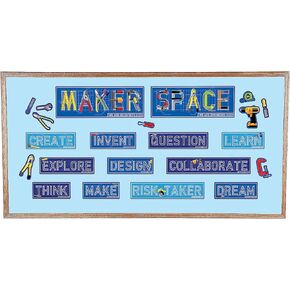 Fun Express Maker Space Mini Building Block Set - STEM Educational Learning Activities Kids - Boost Creativity Engineering Problem-Solving Skills - Ideal for Classroom Home Use - 22 Multi-Color Pieces