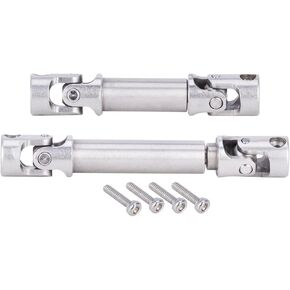 2pcs Stainless Steel Center Drive Shafts for Redcat Ascent-18 1/18 RC Crawler Upgrades