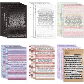 24 Sheet Quote Stickers for Journaling, Vintage Scrapbook Sticker, Inspirational Phrase Word Stickers, Scrapbooking Supplies for Bullet Journal DIY Craft Card Making (24 Sheet)