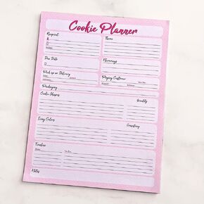Cookie Planner 8.5 x 11 Designed by The Cookie Countess