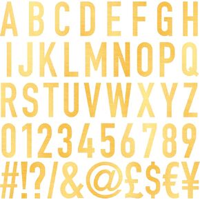 504 PCS Colorful Letter Stickers, 18 Sheets Large Alphabet, Number & Symbols Labels 2.5" Self-Adhesive Waterproof Stickers for Indoor, Outdoor, Office, Classroom, Storage, Organizing, Boxes