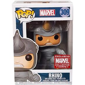 فونكو بوب! Marvel Collector Corps الحصري Rhino 309 Vinyl Figure