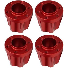 محول محول DILWE HEX ، 4pcs Whex Hex Hub Extension Adapter متوافق مع RC Car 1.9/2.2 بوصة (18.4 ملم)
