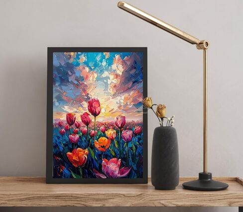 SHISUE Cute Cat Paint by Numbers Kits for Adults Beginners, DIY Painting Acrylic Canvas by Numbers for Gift-Home Wall Decor 16 x 20 Inch in Saudi Arabia