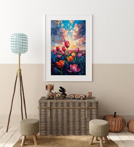 SHISUE Cute Cat Paint by Numbers Kits for Adults Beginners, DIY Painting Acrylic Canvas by Numbers for Gift-Home Wall Decor 16 x 20 Inch in Saudi Arabia
