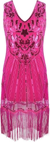 1920's Sequins Flapper Dress Children's Day Gift Party Halloween Costumes for Girls Accessories Set in Kuwait