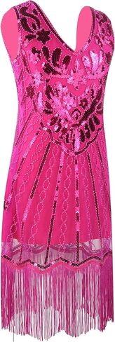 1920's Sequins Flapper Dress Children's Day Gift Party Halloween Costumes for Girls Accessories Set in Kuwait