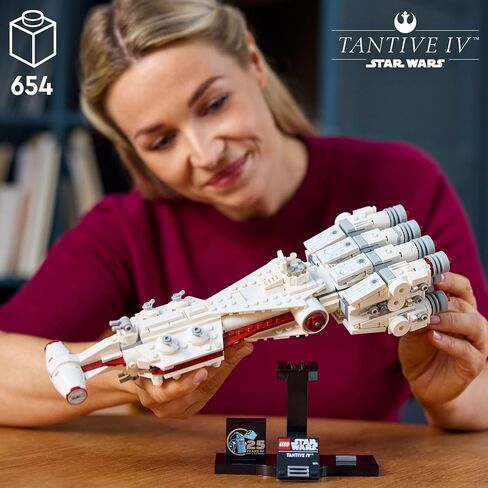 Lego Star Wars: A New Hope Tantive IV ، نموذج مركبة للذكرى السنوية الخامسة والعشرين القابلة للبناء ، مجموعة مبتكرة للإبداع للبالغين ، فكرة هدية للبناء والعرض لمحبي Star Wars ، 75376 in Saudi Arabia