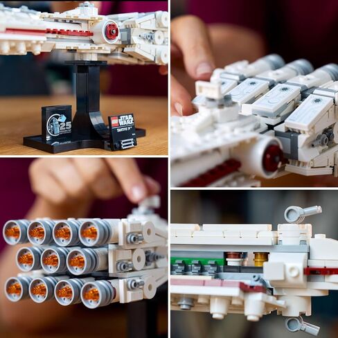 Lego Star Wars: A New Hope Tantive IV ، نموذج مركبة للذكرى السنوية الخامسة والعشرين القابلة للبناء ، مجموعة مبتكرة للإبداع للبالغين ، فكرة هدية للبناء والعرض لمحبي Star Wars ، 75376 in Saudi Arabia