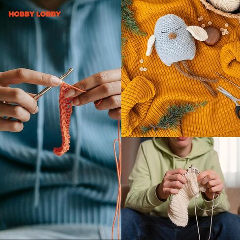 Yarn Bee 4 - Medium – Soft Skein – 164 Yards of Mercerized Cotton Yarn for Crocheting Blankets, Hats, & More – Craft Supplies for Handcrafting, Ivory in Kuwait