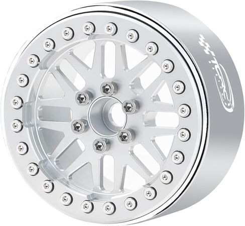 4PCS Aluminum 2.2 Inch Beadlock Wheel Hubs for Axial SCX10 Wraith RR10 YETI TRX4 VS4-10 Redcat Gen8 D90 1/10 RC Crawler Car Upgrades in Kuwait