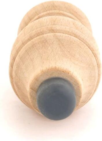 Renovators Supply Manufacturing Door Stoppers 3 5/8 in. Wall Mount Victorian Unfinished Wooden Door Bumper Stops in Saudi Arabia