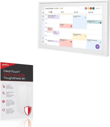 BoxWave Screen Protector Compatible with Skylight Calendar (15 inch) - ClearTouch ImpactShield (2-Pack), Impenetrable Screen Protector Flexible Film in Saudi Arabia