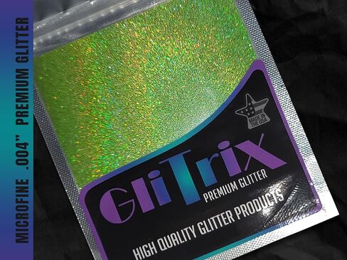 GLITRIX Micro Fine Holographic Glitter, 50g 1/256" Glitter Powder for Resin, Tumblers, Art Crafts, Hair, Face, Body, Makeup (Holo Fire Orange) in Saudi Arabia