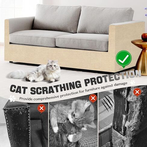 واقي الأثاث الأريكة Cat Scratch Couch ، ردع لوحة خدش القط اللاصقة للأثاث ، واقي أريكة خدش Cat Catmbing من Cat Claws Scratfer for Indoor Cat (Navy ، 39.3x15.8in) in Kuwait